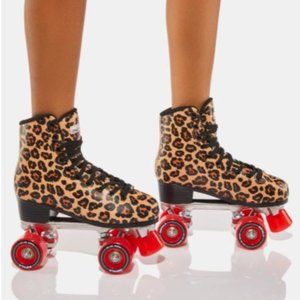 Impala Leopard Roller Skates - Size 7